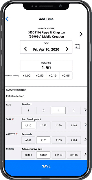 SurePoint Mobile Add Time