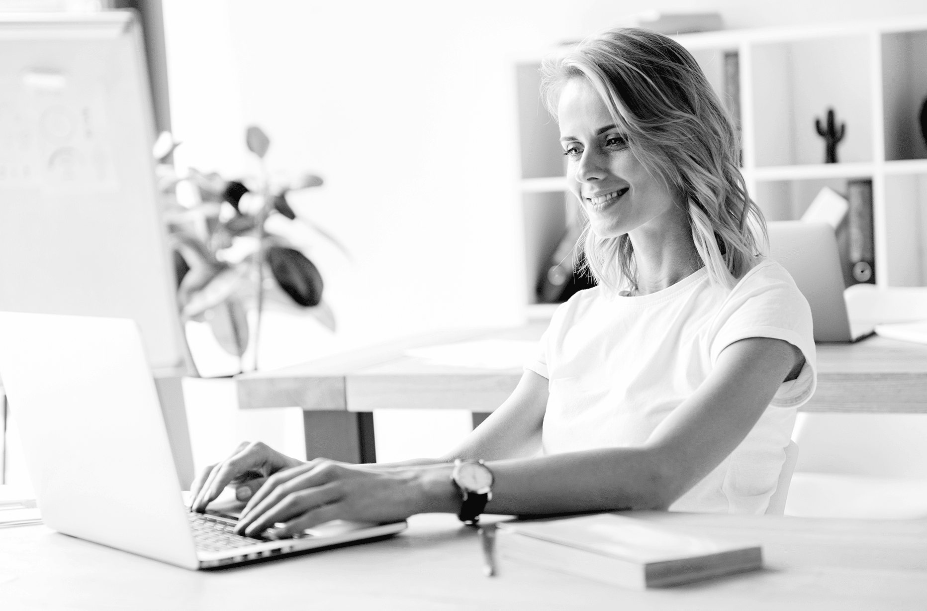 woman on laptop